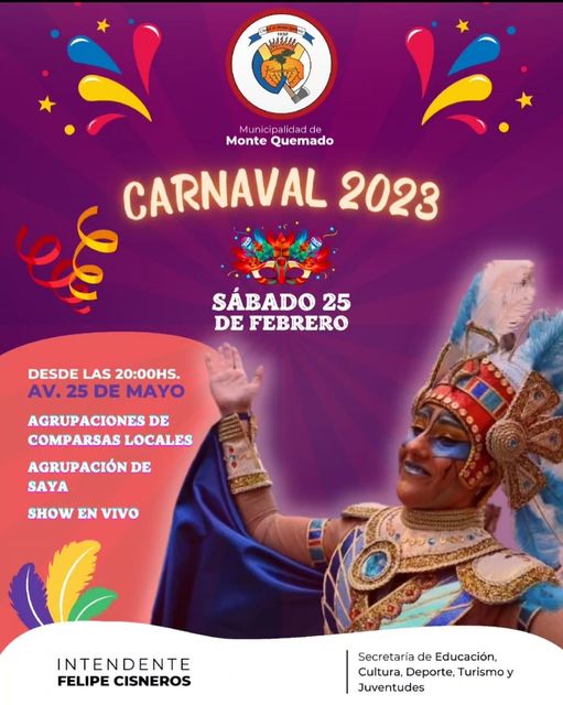 El Carnaval se vivirá en Monte Quemado