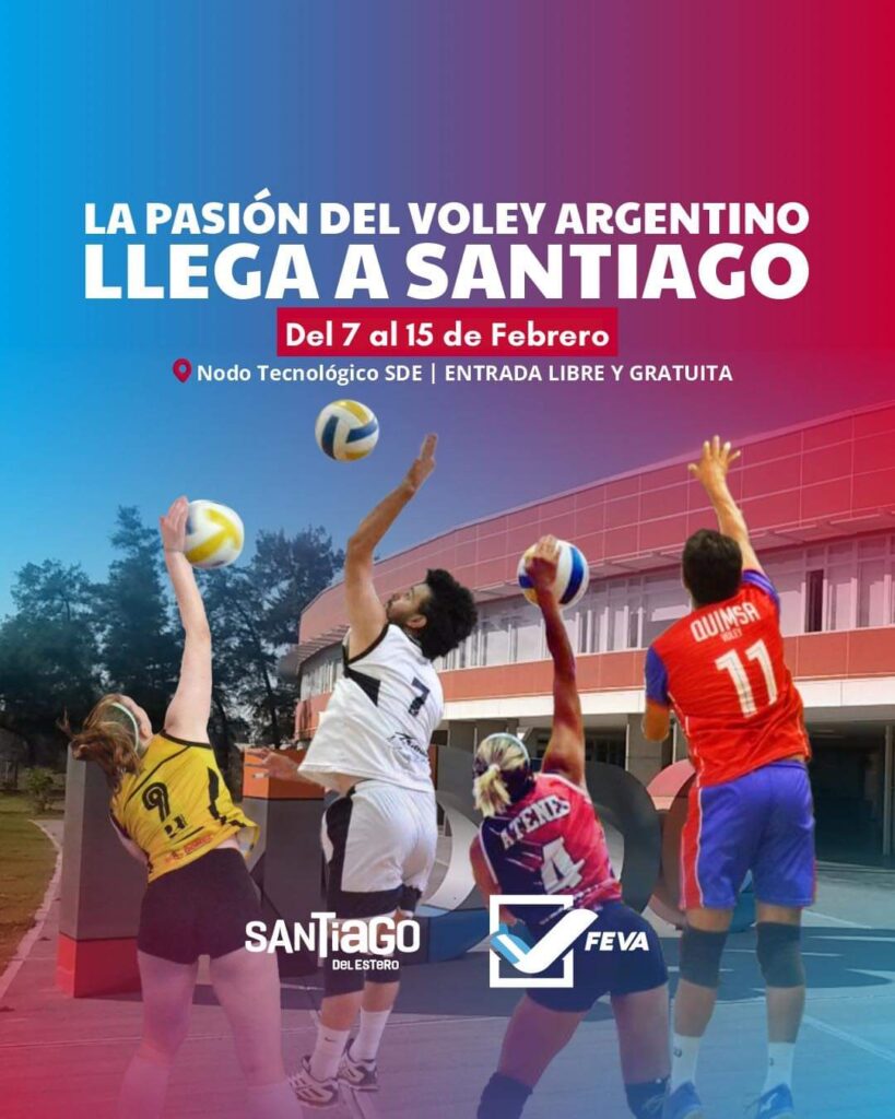 La pasión del Voley Argentino llega a Santiago del Estero
