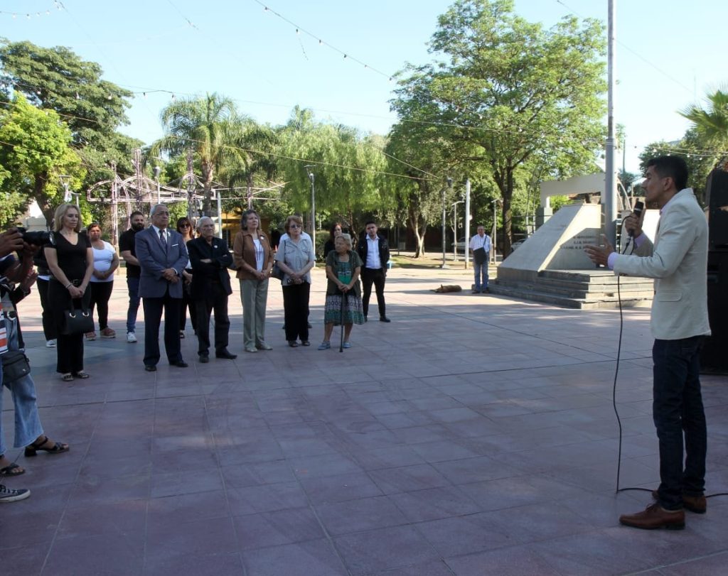 El municipio bandeño conmemoró el “Primer izamiento de la bandera argentina”