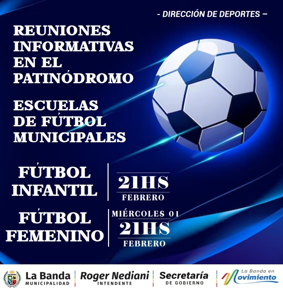 Invitan a las escuelas de futbol infantil y femenino a participar de las reuniones informativas