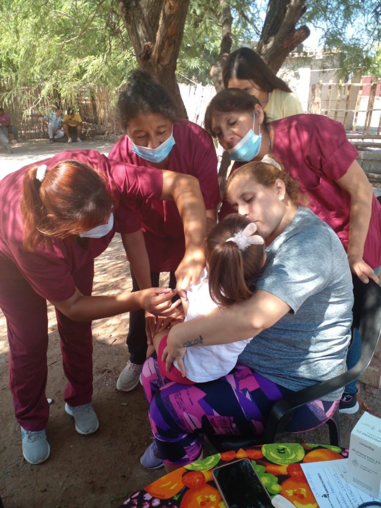 Se realizó con éxito operativo de salud territorial en el barrio Tabique