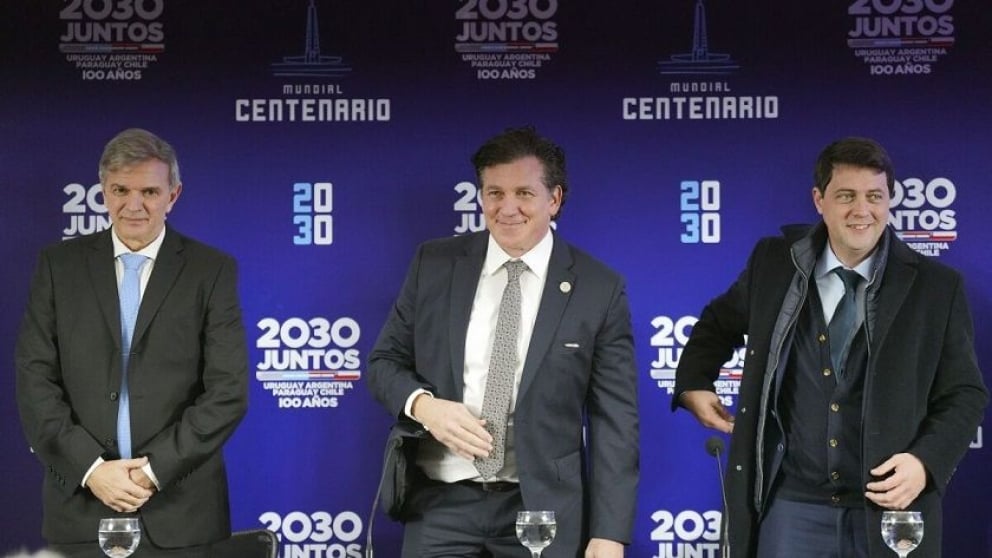 Oficializan la candidatura de Argentina, Uruguay, Chile y Paraguay para el Mundial 2030