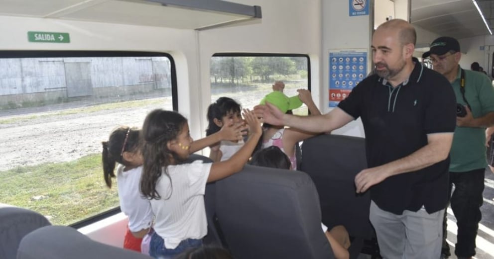 Pablo Mirolo destacó el incremento de pasajeros en tren