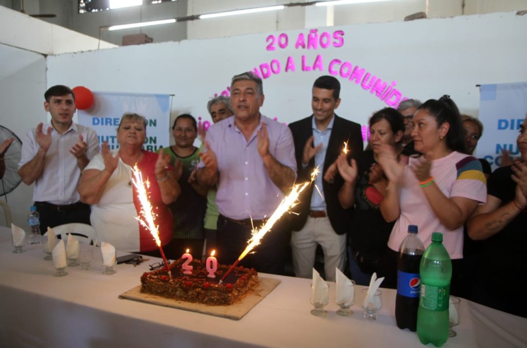 Nediani participó del festejo por los 20 años del área de Nutrición Comunitaria 