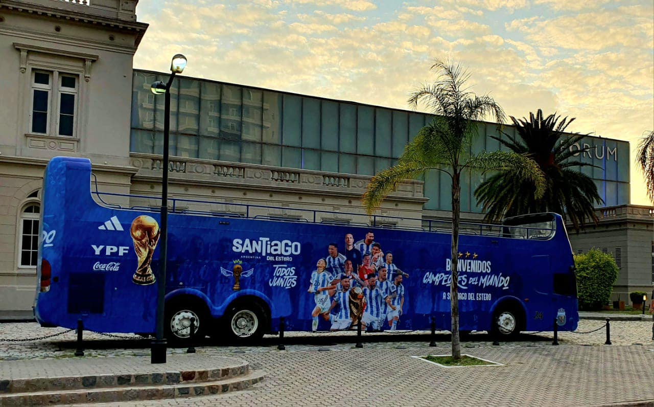 El transporte exclusivo para la Selección Argentina se encuentra en el Fórum
