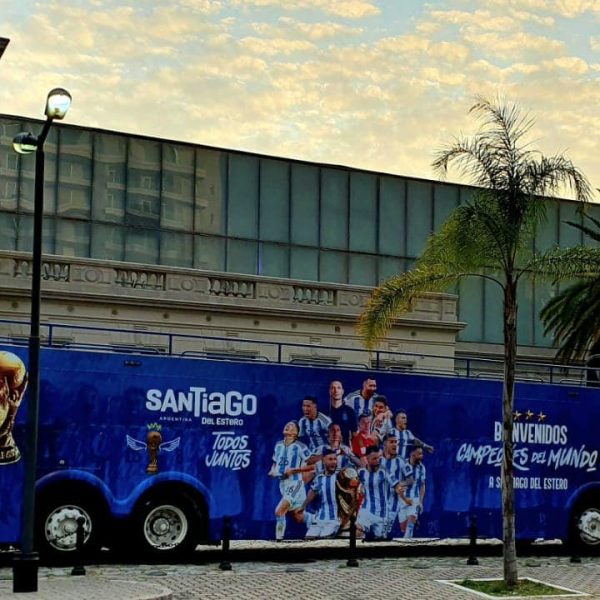 Así será el recorrido de los campeones del mundo por las calles de Santiago del Estero
