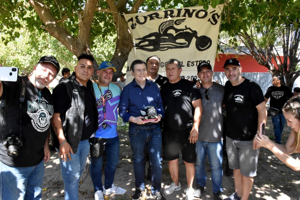 Zamora participó de los festejos por el Día del Motociclista