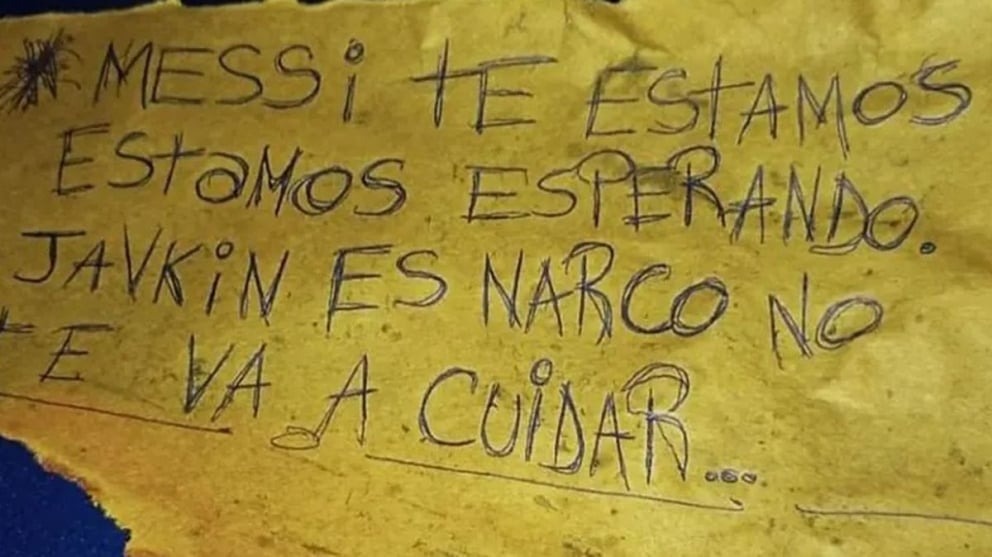 Balearon un supermercado de la familia de Antonela Roccuzzo y dejaron un mafioso mensaje para Messi