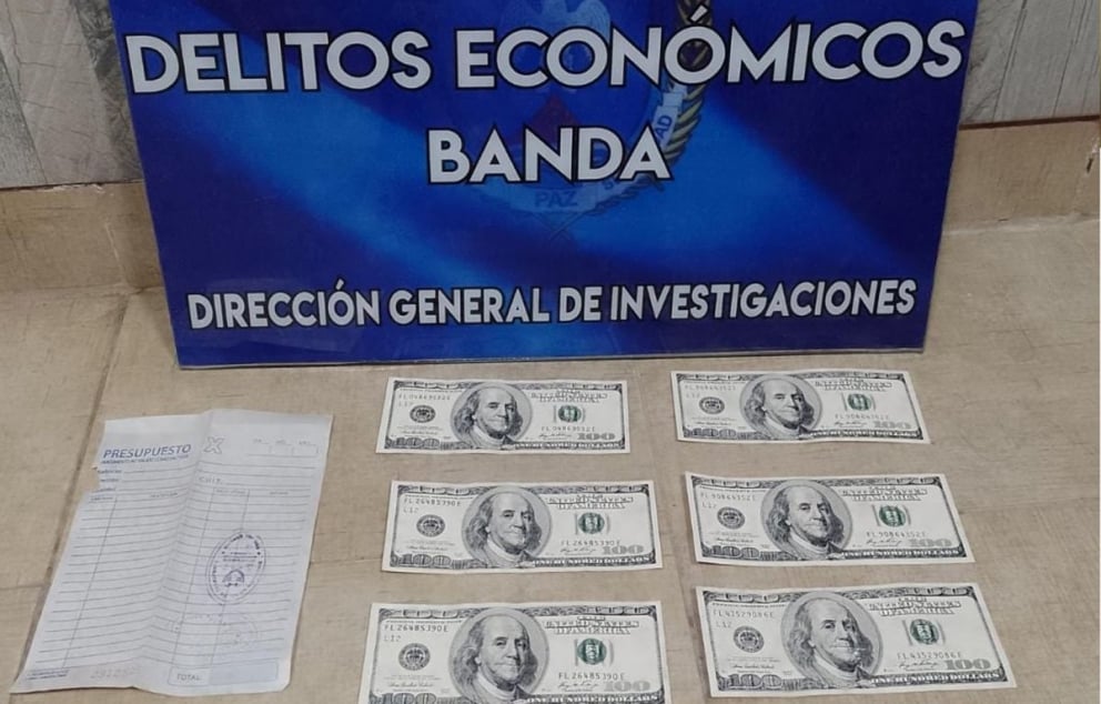 Estafaron en $ 37 mil a una bandeña con dólares falsos: Hay dos detenidos