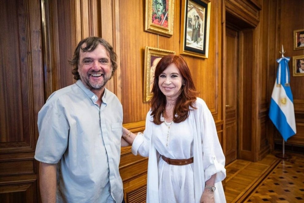 Cristina Kirchner recibió al padre Pepe Di Paola