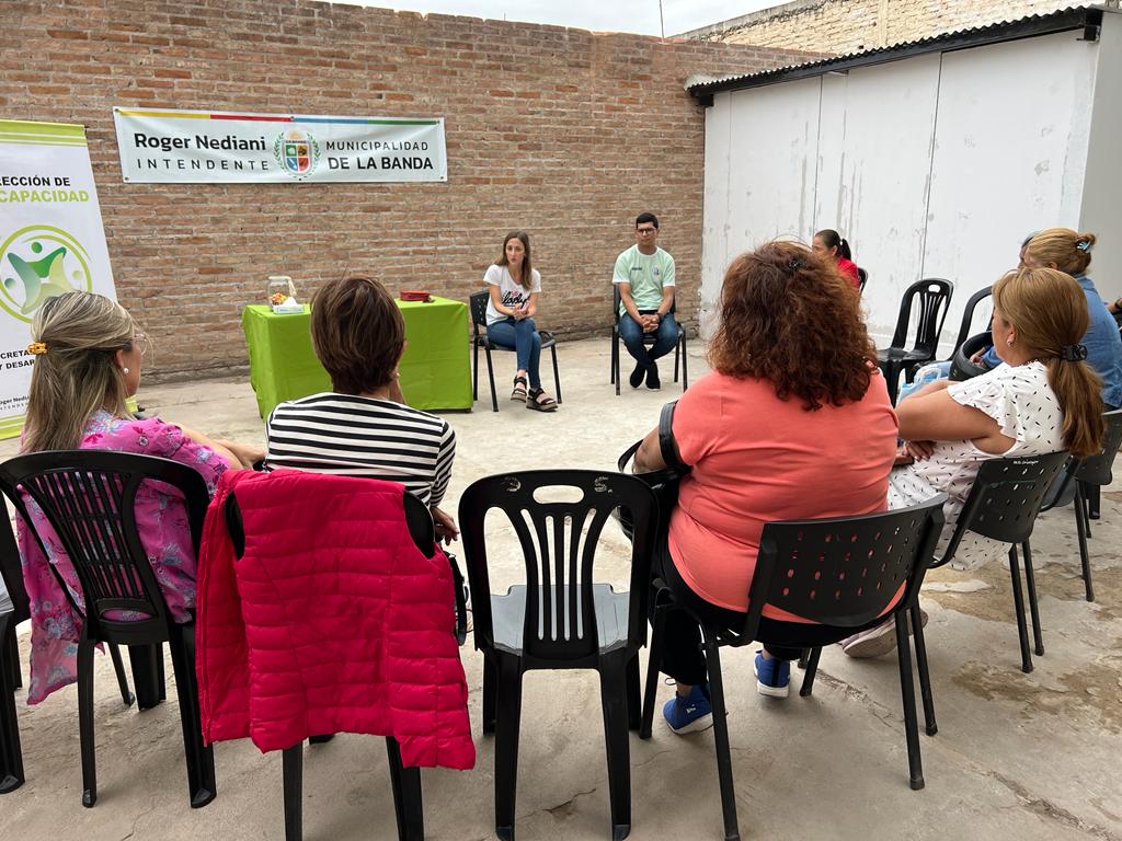 El municipio comenzó con los talleres para acompañantes de personas con discapacidad 