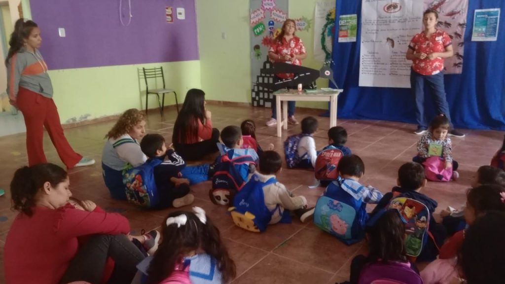 Alumnos del Jardín de Infantes Municipal “Rincón de Luz” fueron capacitados en prevención de dengue