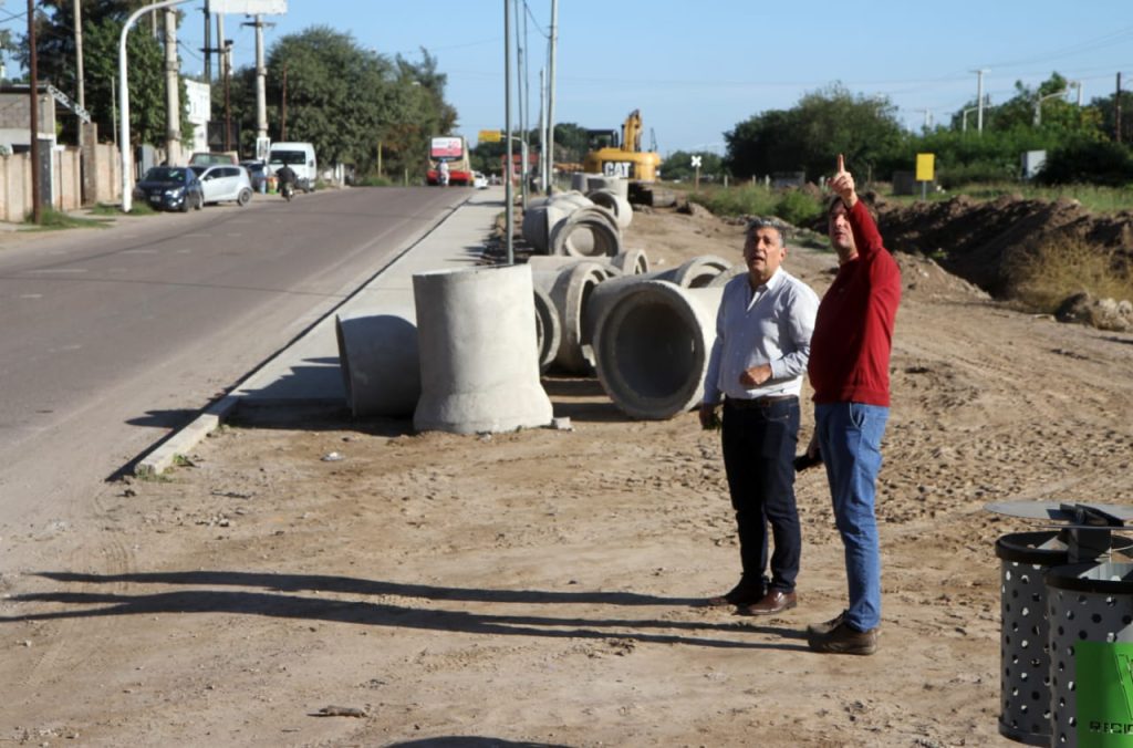 Nediani destacó el avance y la recuperación de la obra de infraestructura del Paseo de Trujillo