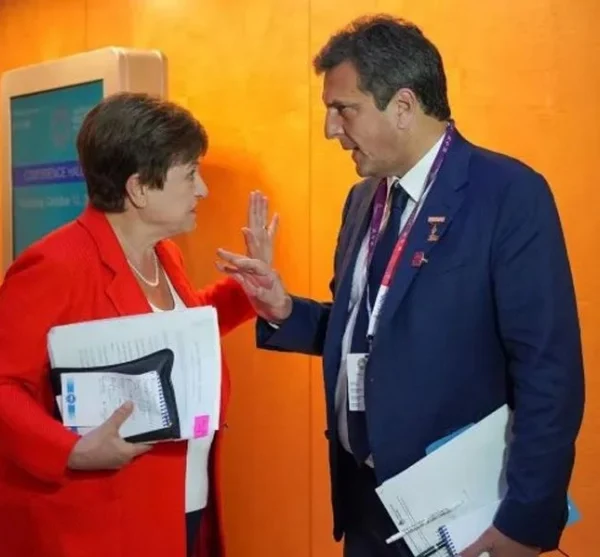 Georgieva reconoció el impacto de la sequía en la Argentina y destacó el compromiso para cumplir las metas
