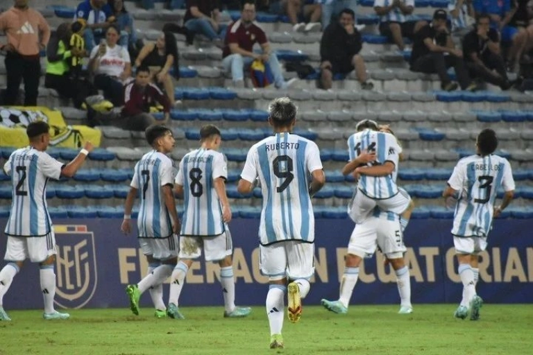 Sub 17: Argentina goleó a Venezuela