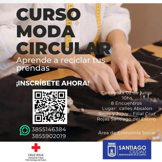 La Municipalidad y la Cruz Roja organizan un curso sobre Moda Circular