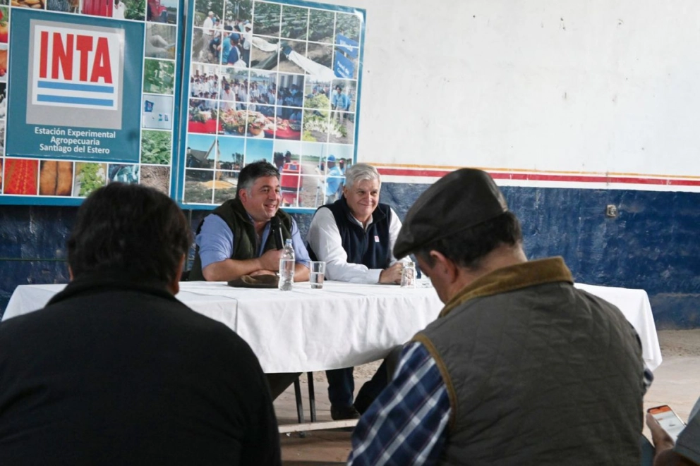 El presidente del INTA a nivel nacional visitó la Experimental Santiago