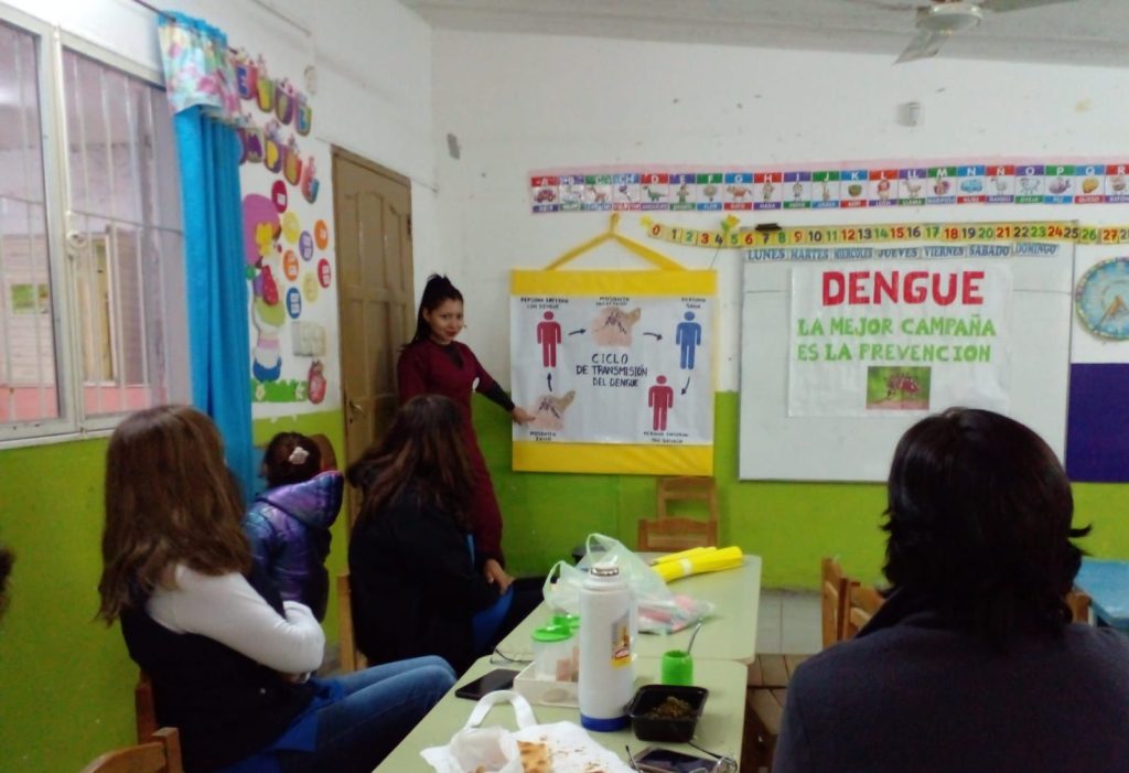 El municipio brindó una capacitación sobre Dengue en el Jardín de Infantes «Santa Rita»