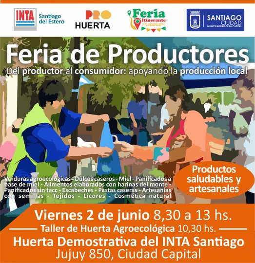 La Municipalidad y el Inta organizan una nueva feria de productores de huertas