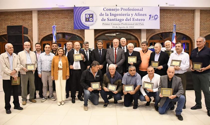 La intendente Fuentes participó del acto oficial por el Día de la Ingeniería organizado por el Consejo Profesional de Ingenieros