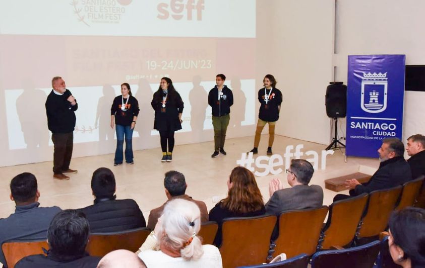 Funcionarios municipales participaron de la apertura del Festival Internacional de Cine de Santiago del Estero