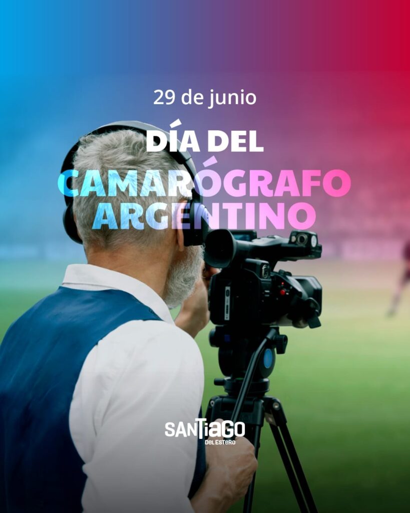 Este 29 de junio se conmemora el Día del Camarógrafo Argentino