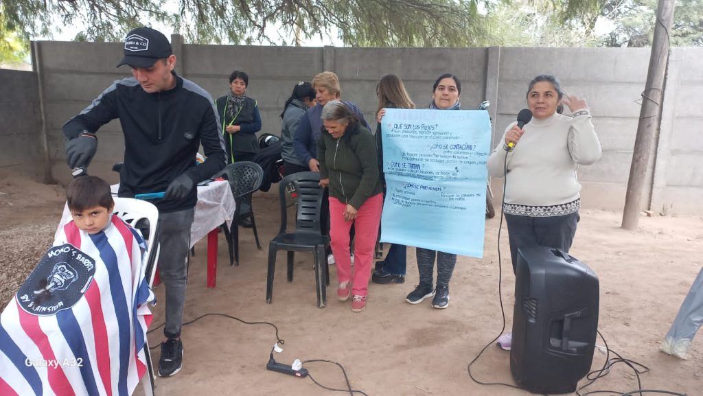 El B° Independencia fue escenario de un nuevo encuentro del proyecto “Tijeritas” 