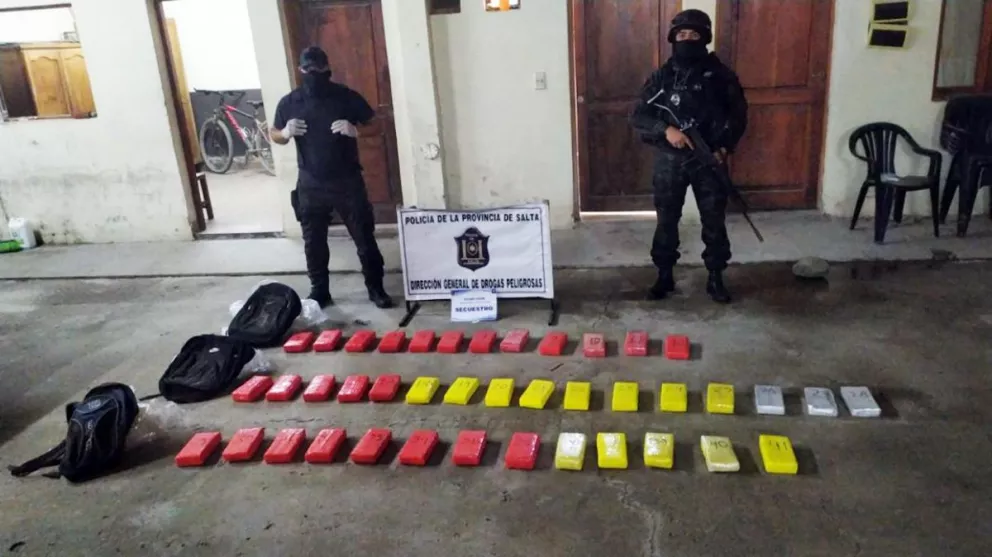 Secuestran 41 kilos de heroína en el norte del país