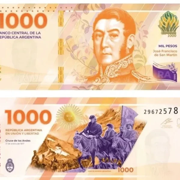 Cómo es el nuevo billete de $1.000 con la imagen de San Martín que prepara el Gobierno