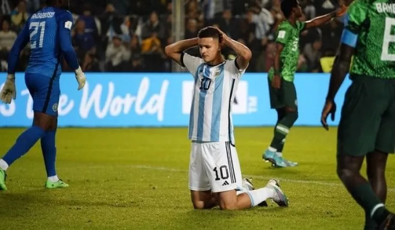 Argentina perdió 2 a 0 contra Nigeria