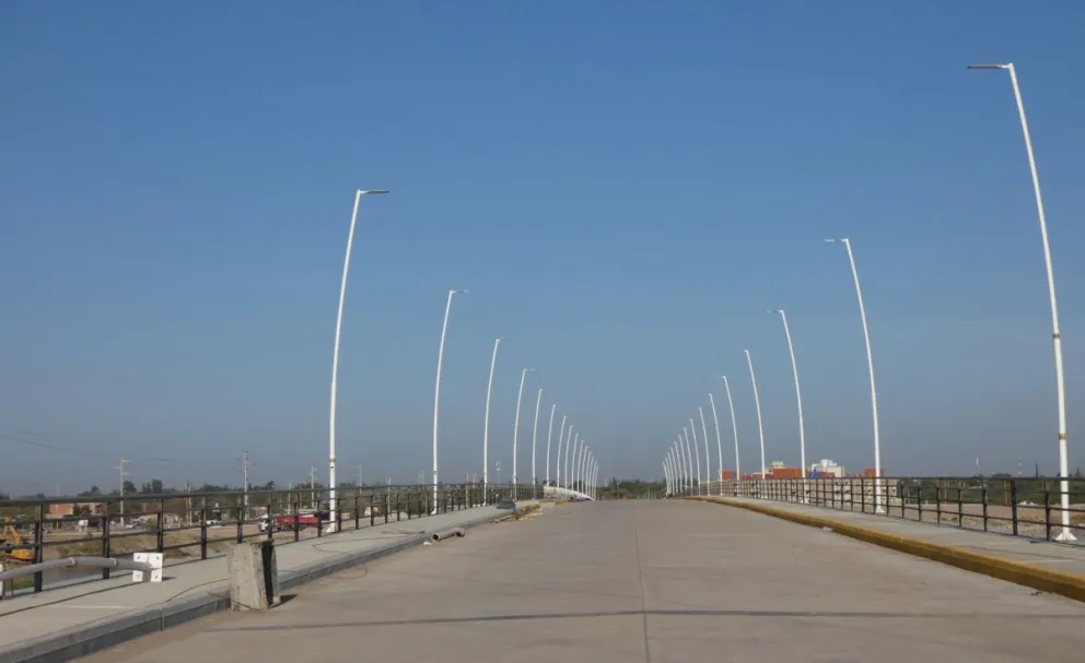 Avanzan los trabajos en el puente nuevo entre Capital y Banda