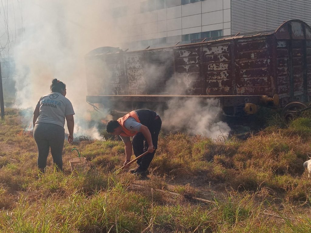 Alerta Banda colaboró para evitar la propagación de incendios en diferentes sectores de la ciudad 