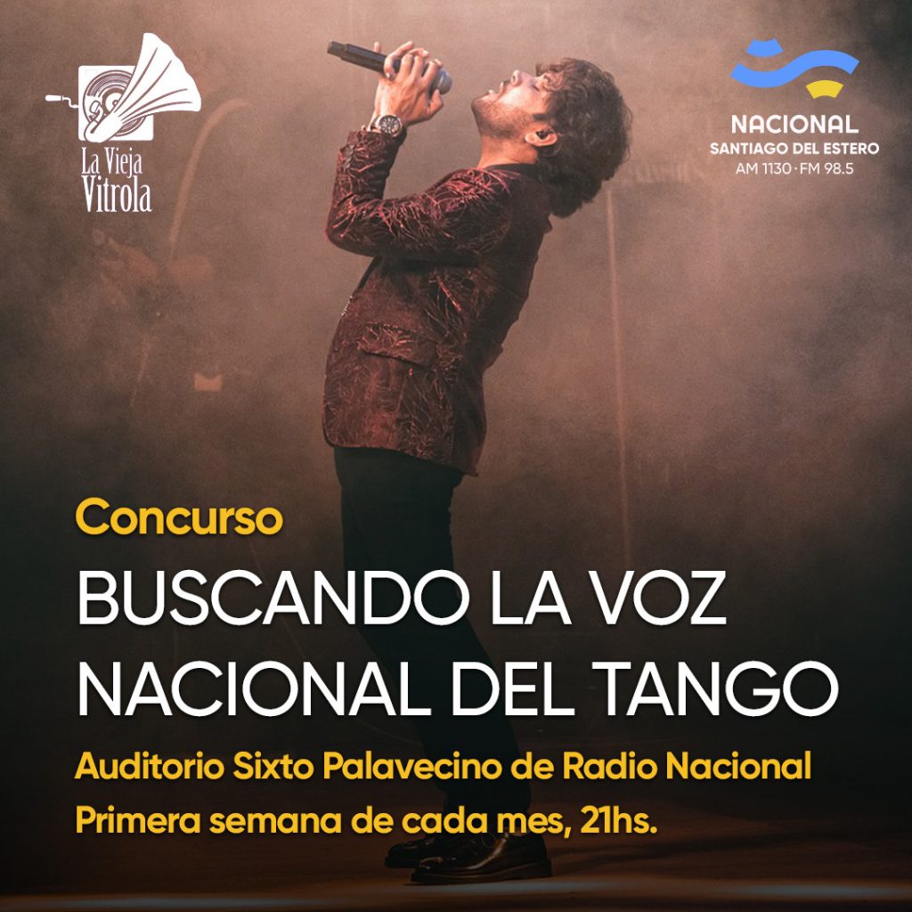 Se realizará el concurso «Buscando la voz Nacional del Tango»
