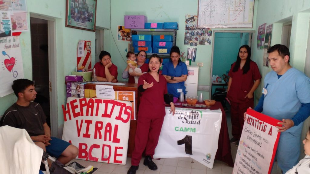 El municipio realizó actividades durante la Semana de la Hepatitis
