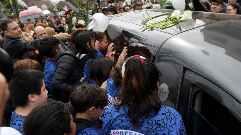 Despidieron los restos de Morena Domínguez, la nena asesinada durante un robo