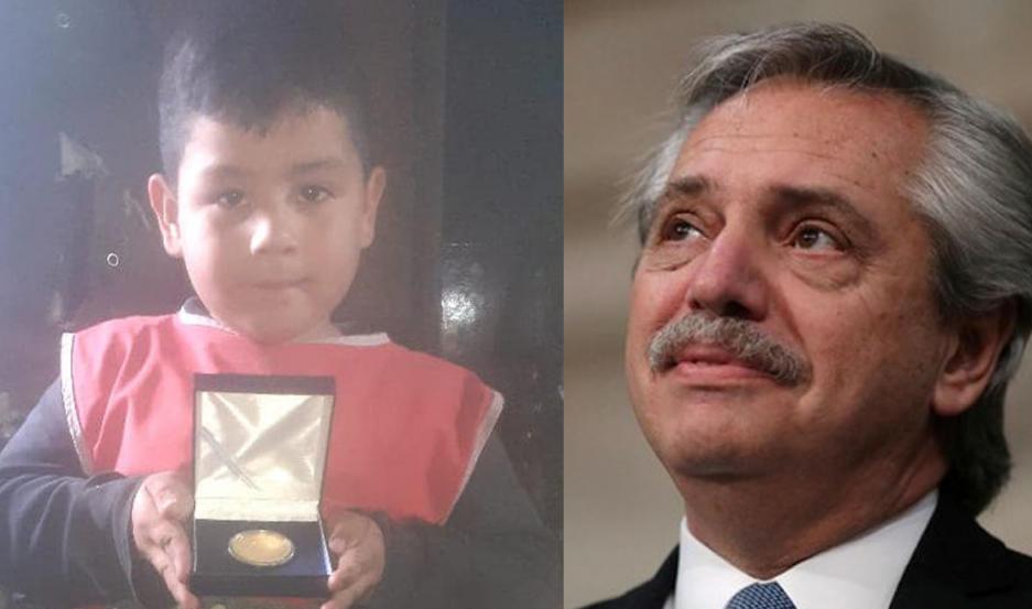 Niño santiagueño se convierte en el nuevo ahijado del presidente Alberto Fernández