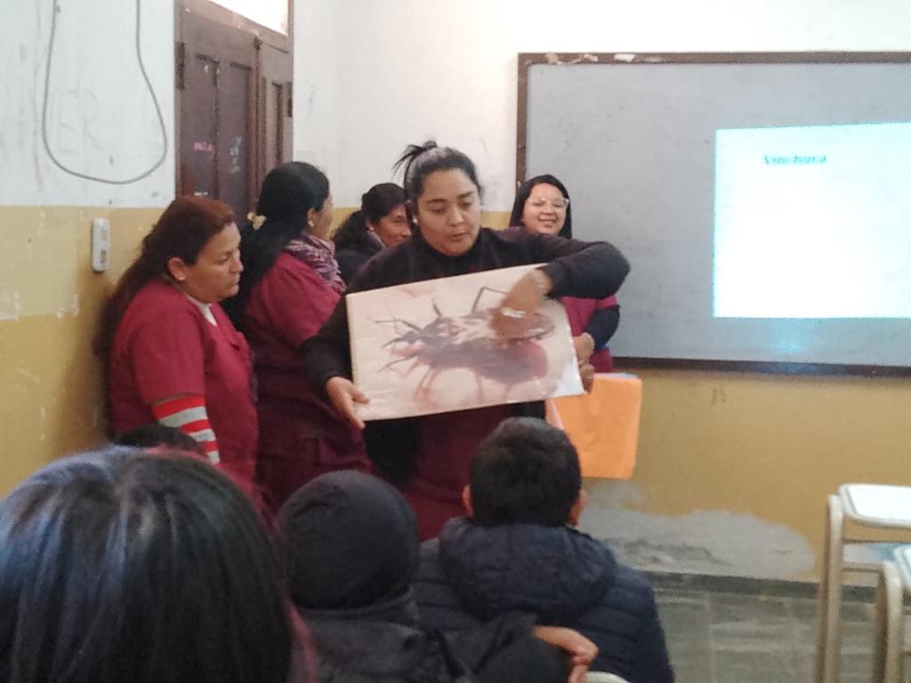 El CAMM Nº 6 brindo un taller sobre “La enfermedad de Chagas” para alumnos y personal docente