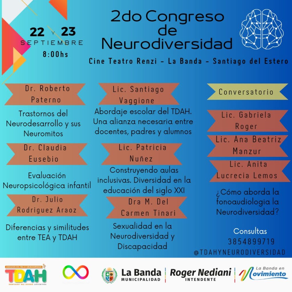 Se invita a participar del “2° Congreso nacional de Neurodiversidad”