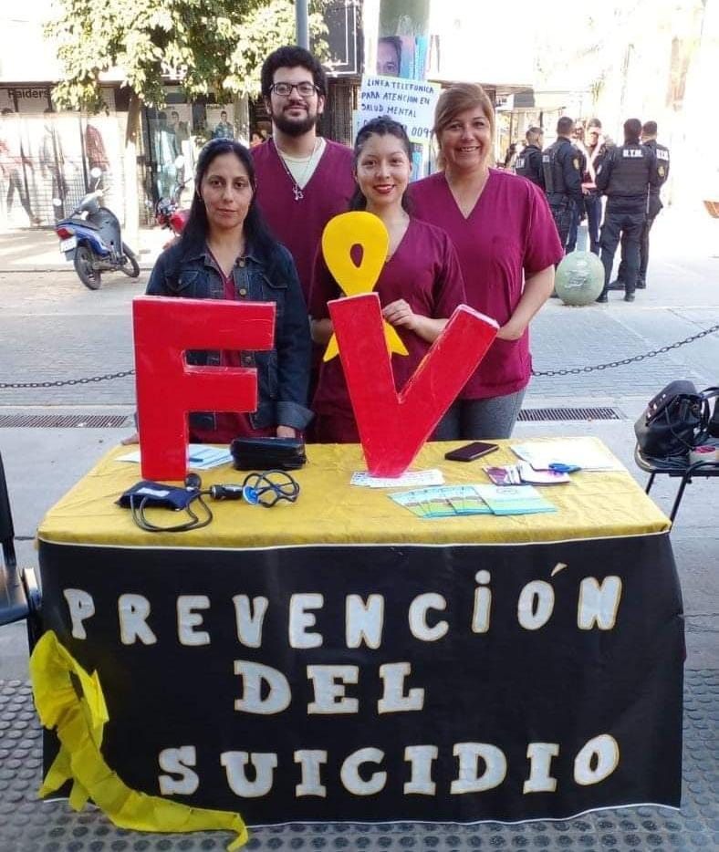 El municipio realizó una actividad de sensibilización para prevenir casos de suicidio