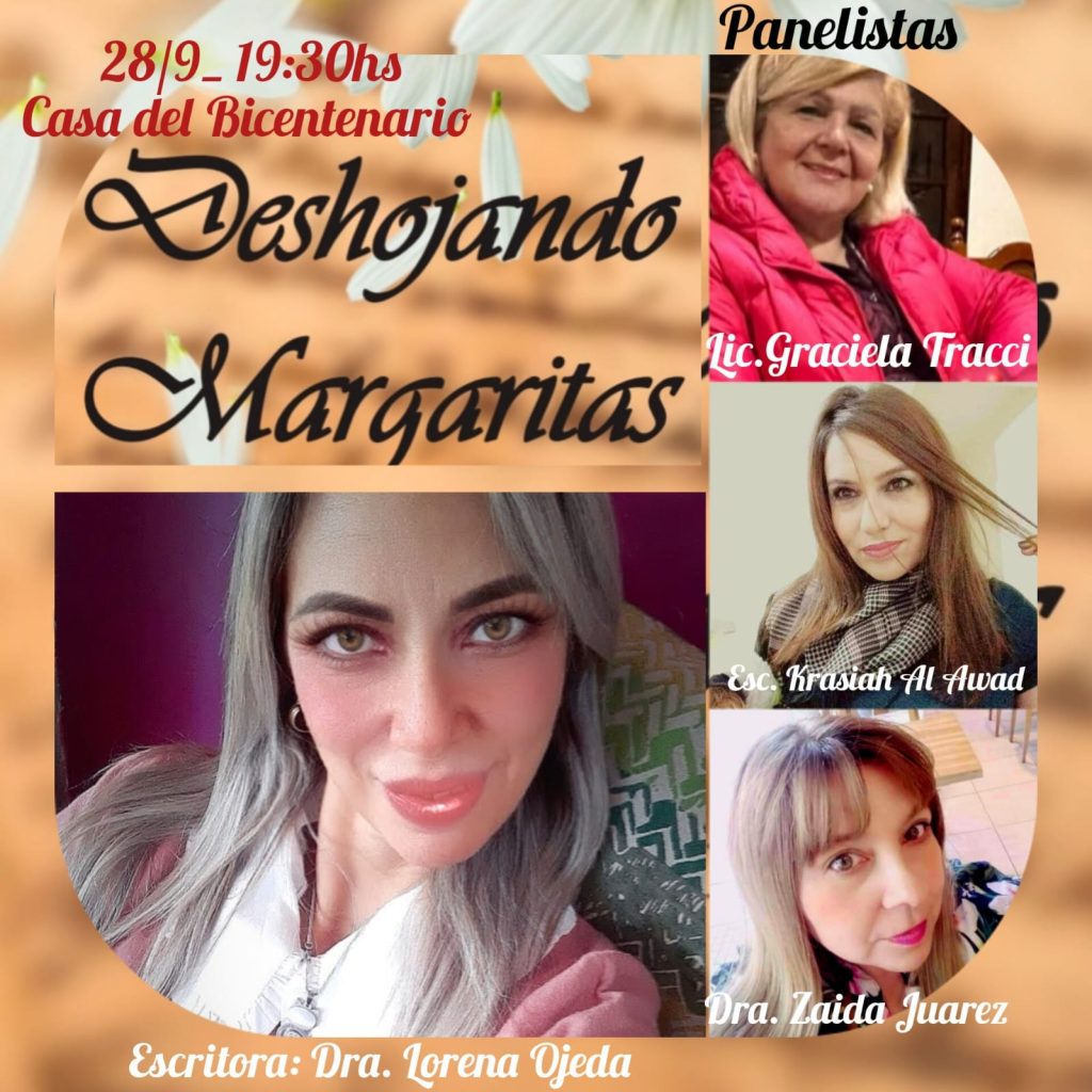 Escritora bandeña presentará su libro “Deshojando Margaritas” en la Casa del Bicentenario