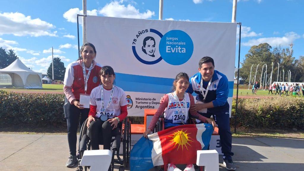 Juegos Evita Nacionales: Santiago se lleva dos medallas doradas en Atletismo Adaptado