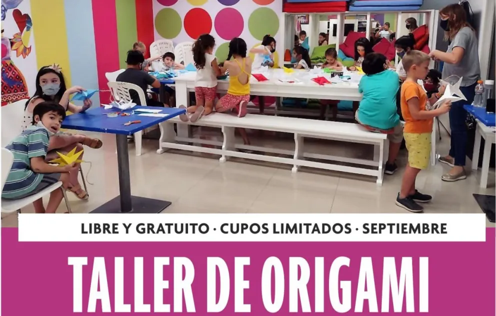 Diversión creativa: taller de origami para niños en el Centro Cultural del Bicentenario