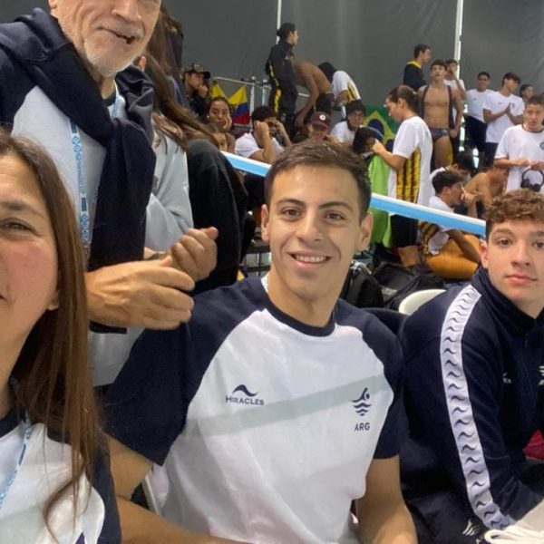 Matías Sosa González se clasificó a la final del Sudamericano de Natación