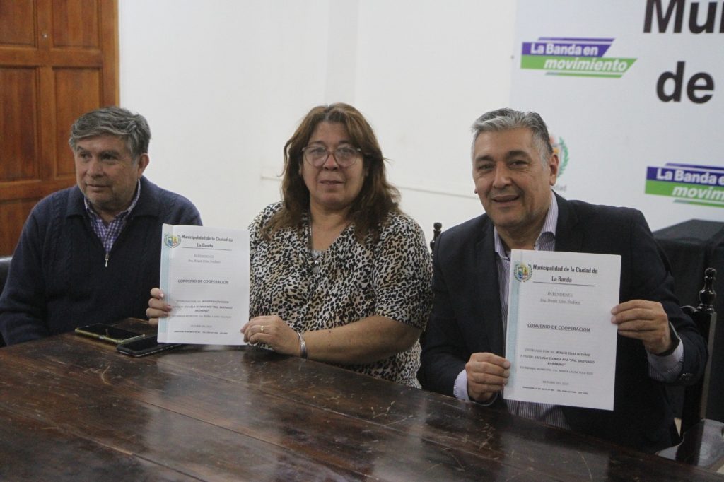 El municipio firmó un convenio con la Escuela Técnica Nº 2 para pasantías 