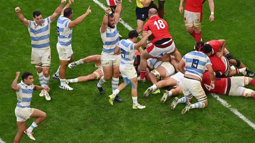 ¡Los Pumas consiguieron un histórico triunfo y son semifinalistas del Mundial de Rugby!