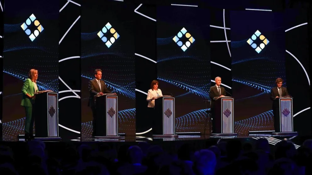 Los cinco candidatos se preparan para el segundo debate, este domingo y en la UBA