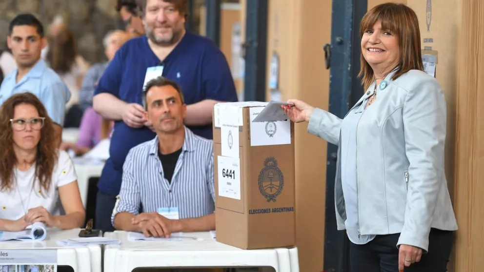 Bullrich votó en la Sociedad Rural y dijo que se imagina «festejando»