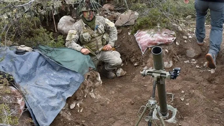 Las Fuerzas Armadas Argentinas realizaron ejercicios de equipamiento militar en Mendoza