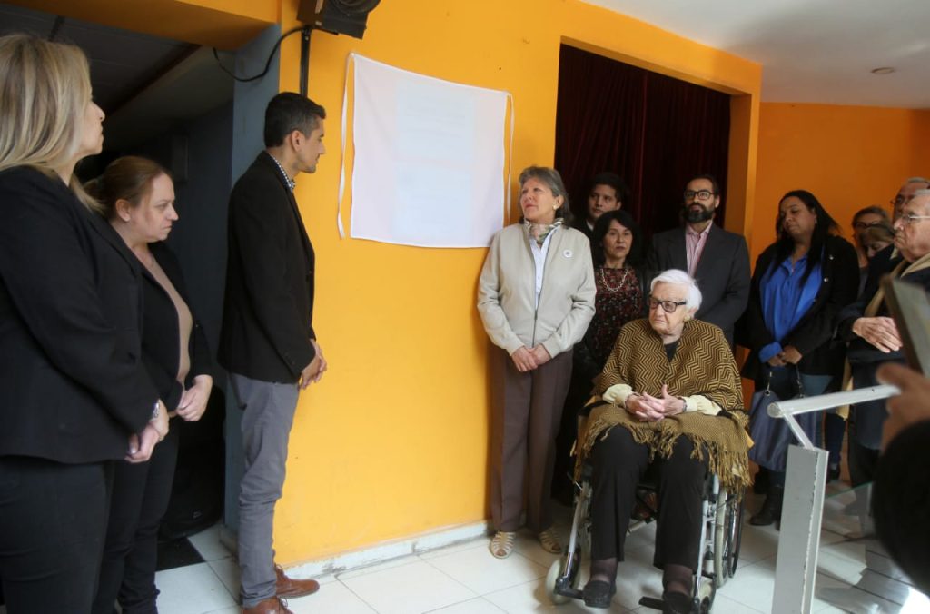 La comuna bandeña participó del descubrimiento de la placa en honor al profesor Oreste Edmundo Pereyra