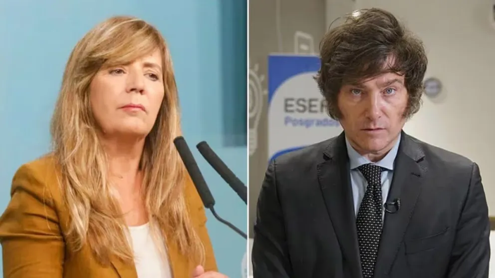 La chicana de Gabriela Cerruti a Javier Milei: “No tosan, por favor, que se desequilibra”